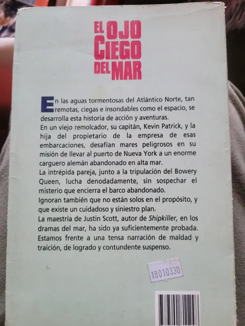 Libro El Ojo Ciego del Mar de Justin Scott - 2