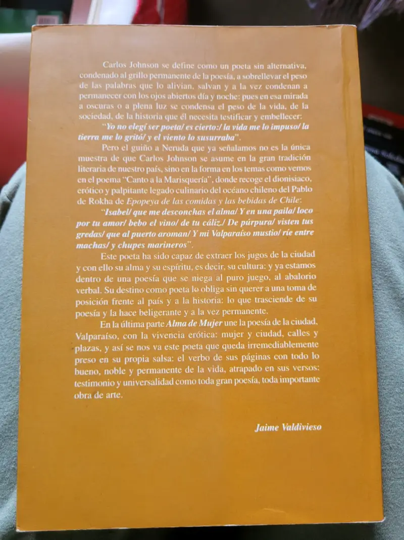 Libro Antología del Corazón de Carlos Johnson Bordalí - 2
