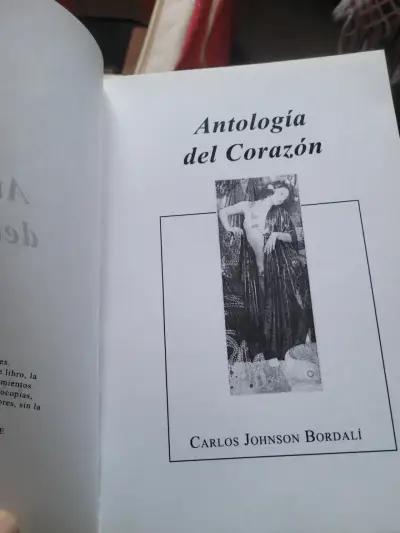 Libro Antología del Corazón de Carlos Johnson Bordalí - miniatura 3