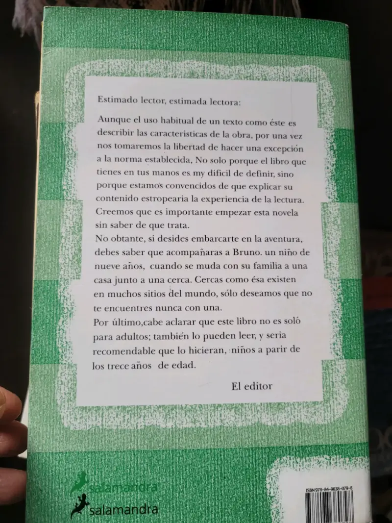Libro 'El Niño con el Pijama de Rayas' de John Boyne - 2