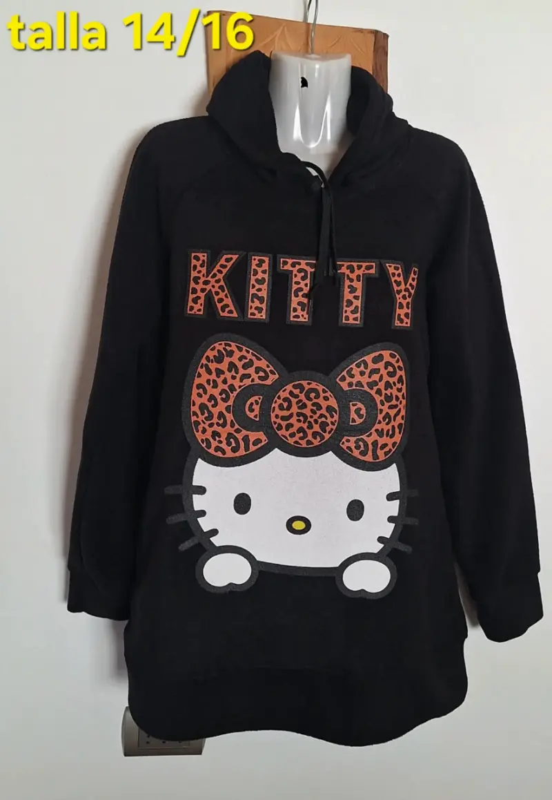 Polerones con capucha Minnie y Hello Kitty para niñas - 3