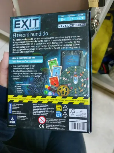 Juego de mesa EXIT El Tesoro Hundido - miniatura 2