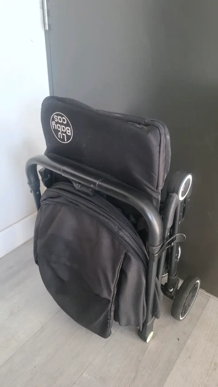 Coche de Paseo Plegable Baby Cas Negro - 2