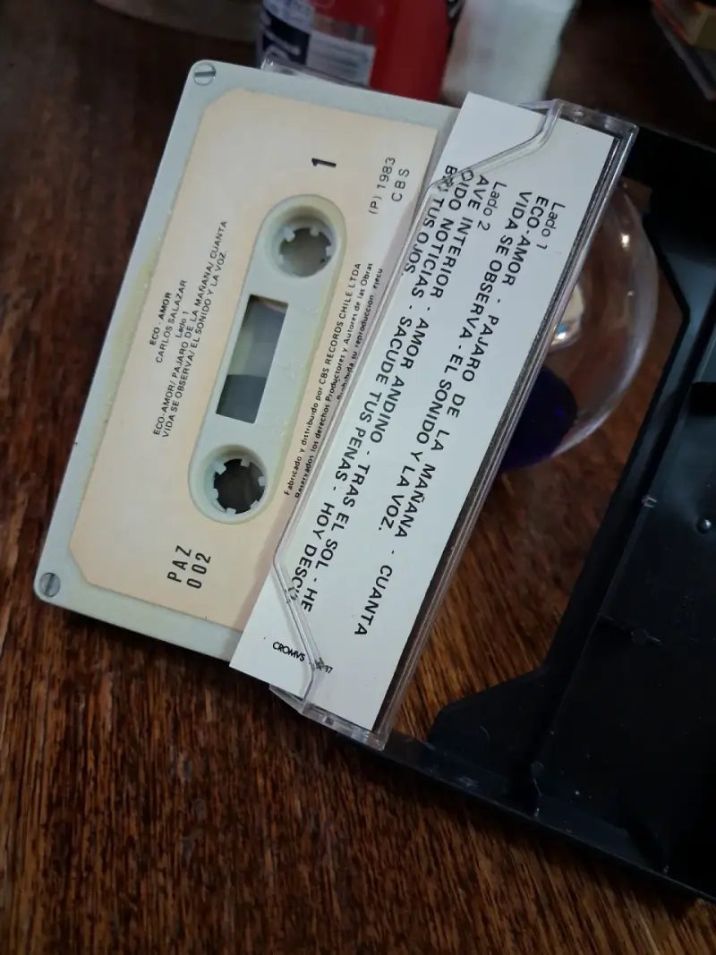 Cassette de música Carlos Salazar Eco-Amor - 5