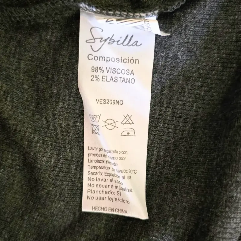 Vestido sin mangas Gris Sybilla Talla S - 5