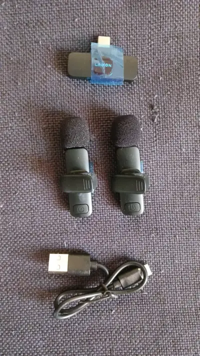 Micrófono inalámbrico LinkOn USB-C Muy poco uso - miniatura 2