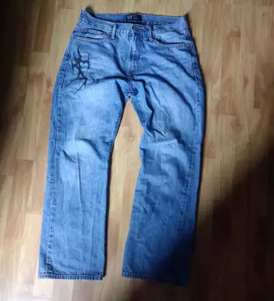 🔥 Jeans GAP Relaxed 30x30 - Diseño Custom Único - miniatura 2
