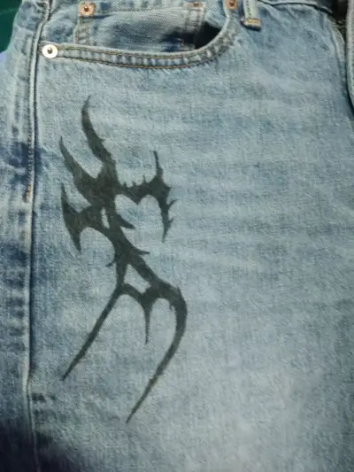 🔥 Jeans GAP Relaxed 30x30 - Diseño Custom Único - miniatura 4