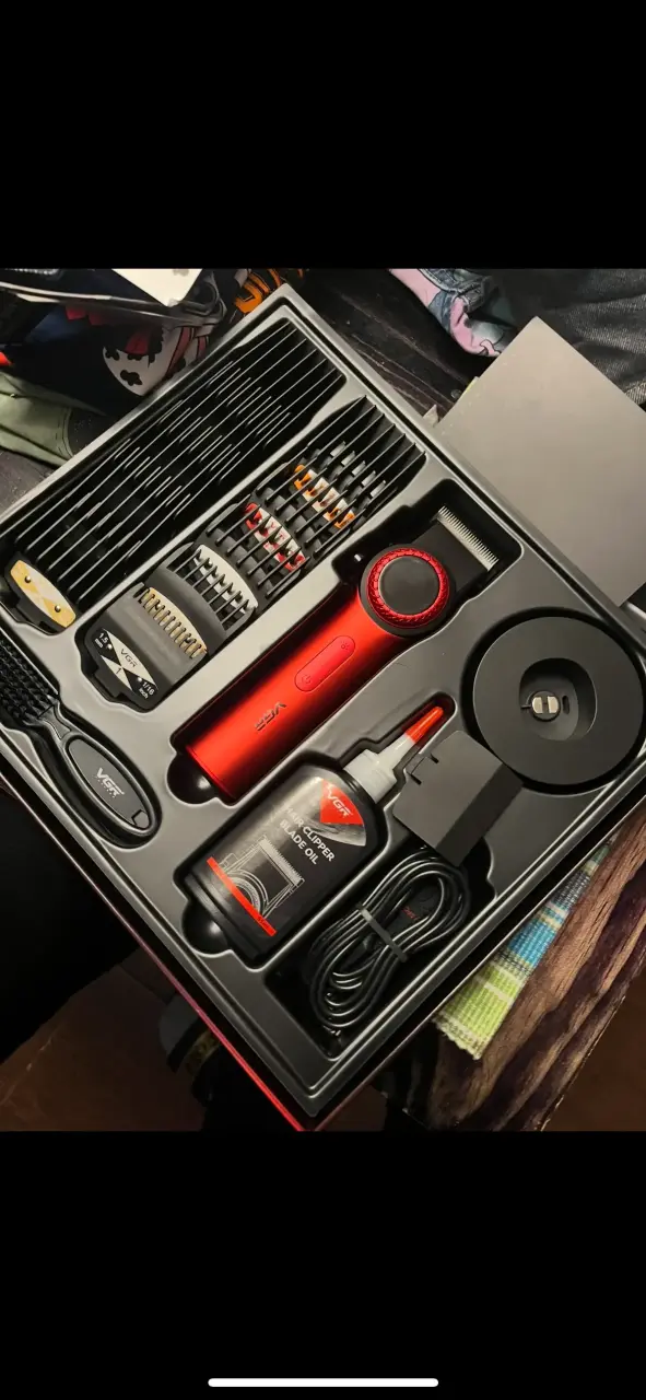 Cortadora de Pelo Recargable VGR con Accesorios - 1