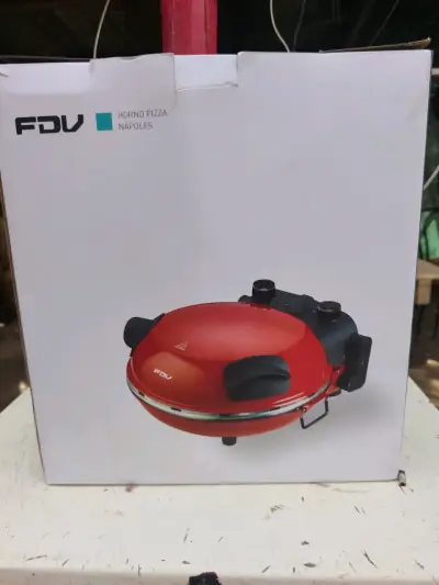 Horno Eléctrico para Pizza FDV Nápoles Rojo - miniatura 1