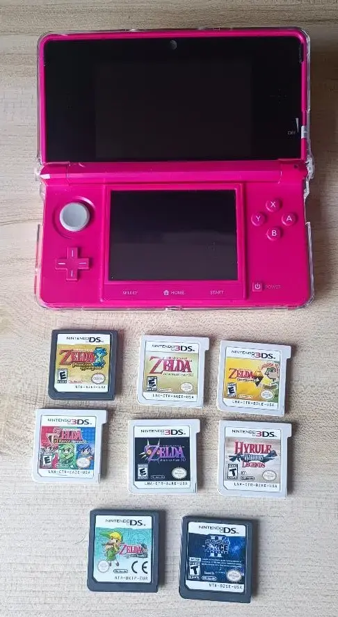 Nintendo 3DS Consola  + juegos de Zelda - 1