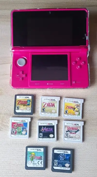Nintendo 3DS Consola  + juegos de Zelda - miniatura 1