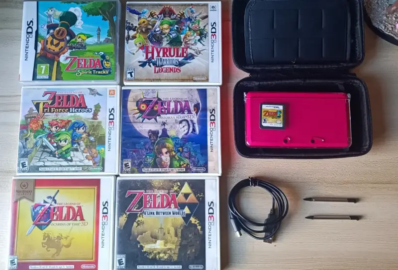Nintendo 3DS Consola  + juegos de Zelda - 6