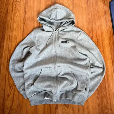 Polerón con capucha gris Puma Talla S - miniatura 1