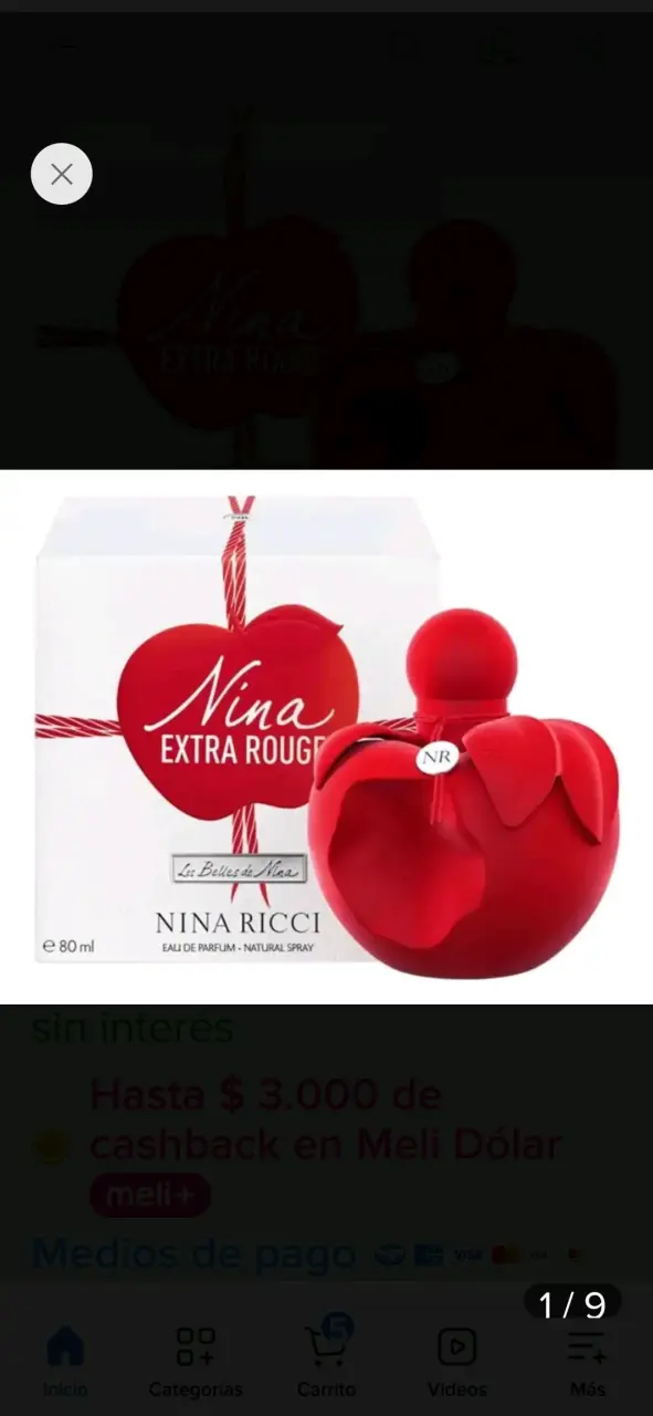 Perfume Nina Ricci Extra Rouge 80ml Original - 2