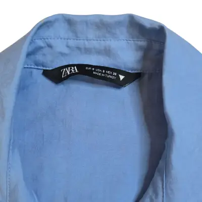 Vestido Camisero Zara Talla S para mujer - miniatura 3