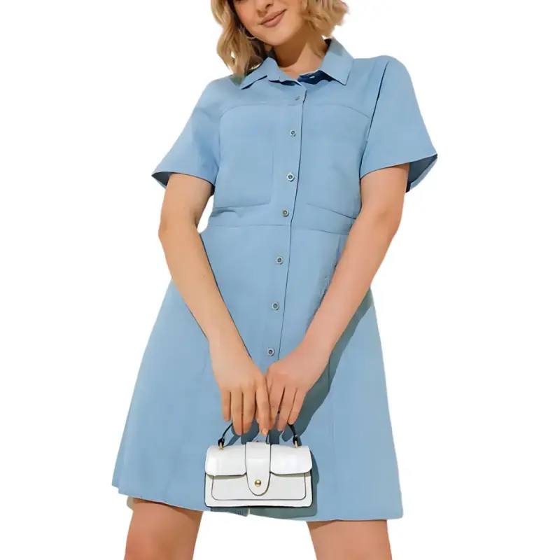 Vestido Camisero Zara Talla S para mujer - 4