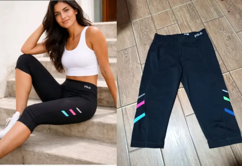 Calzas deportivas negras Fila para mujer