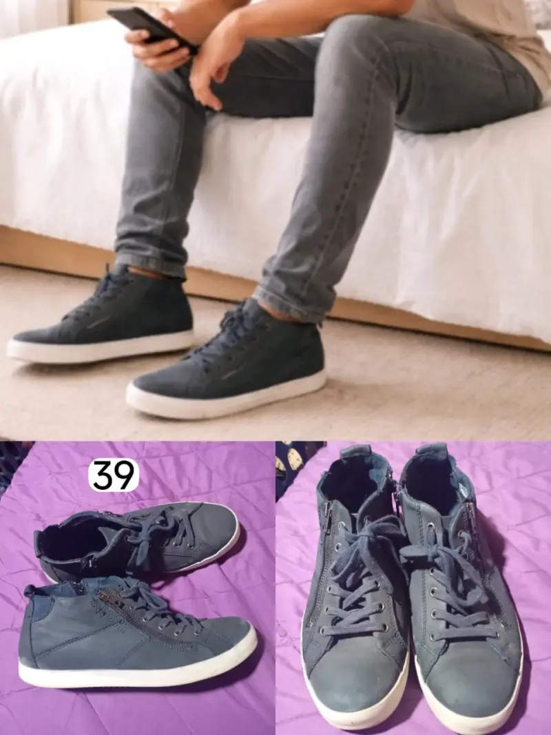 Zapatillas urbanas azul marino talla 39