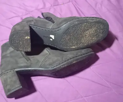 Botines de mujer gris con forro interior talla 39 - miniatura 2