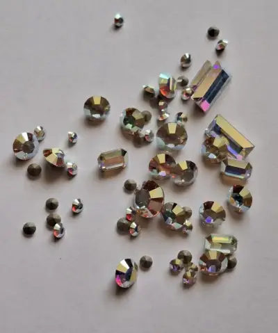 Chaton Mix Cristal Swarovski Elements Crystal AB - miniatura 4