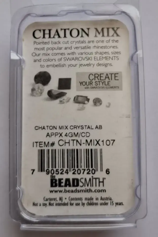 Chaton Mix Cristal Swarovski Elements Crystal AB - 5