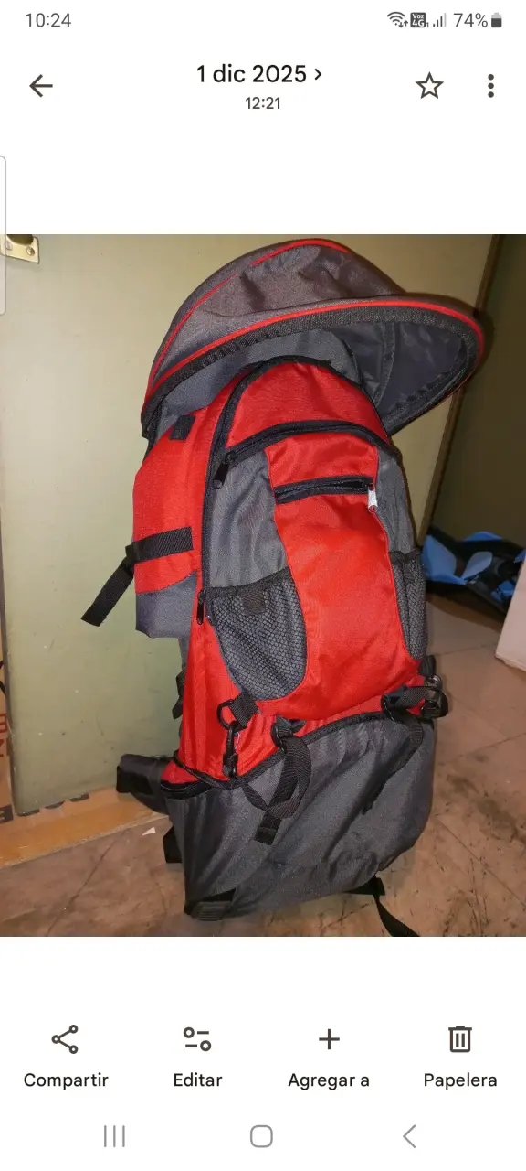 Mochila portabebés de senderismo - 1
