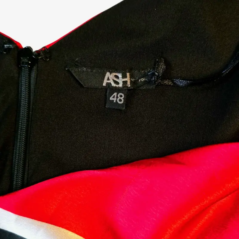 Vestido Ash Talla L Corto rayas multicolor - 3