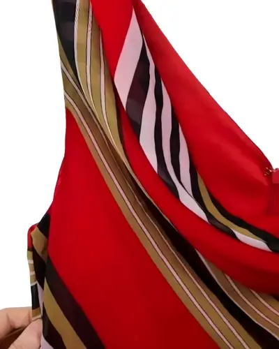 Vestido Ash Talla L Corto rayas multicolor - miniatura 4
