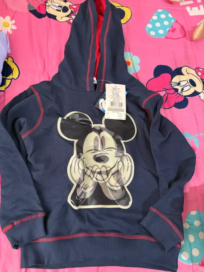 Polerón con capucha Mickey Mouse para niños
