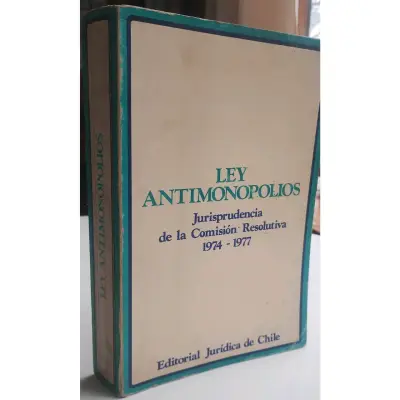 Libro Ley Antimonopolios Chile 1974-1977 - miniatura 1