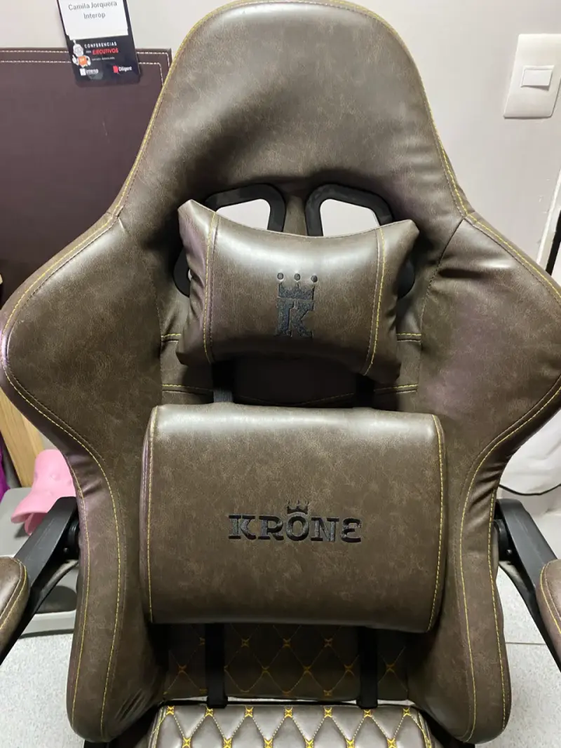 Silla Gamer Krone de Cuero Sintético - 4