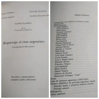 Libro de Cine 'Reportaje al Cine Argentino' - miniatura 2