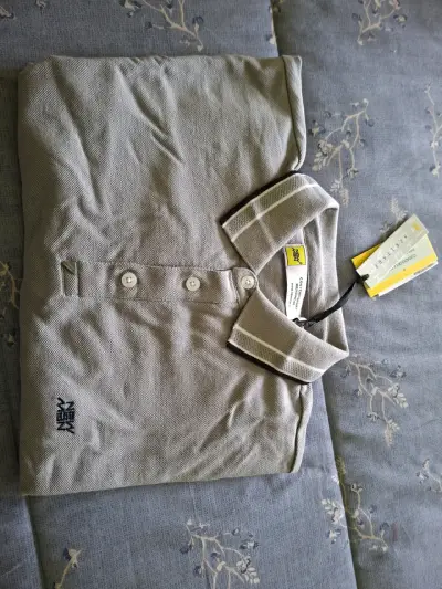 Polera Polo Gris Hombre New Man - miniatura 1