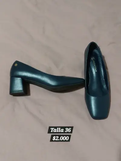 Zapatos de Tacón Negro Talla 36 - miniatura 2