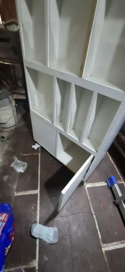 Estantería de madera blanca con compartimentos - miniatura 5