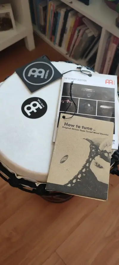 Djembe Meinl 10" Madera de Caoba - Parche NUEVO - miniatura 3