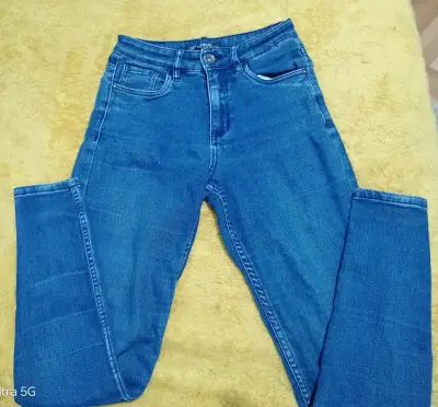 Jeans de mezclilla azul para mujer Vera - miniatura 3