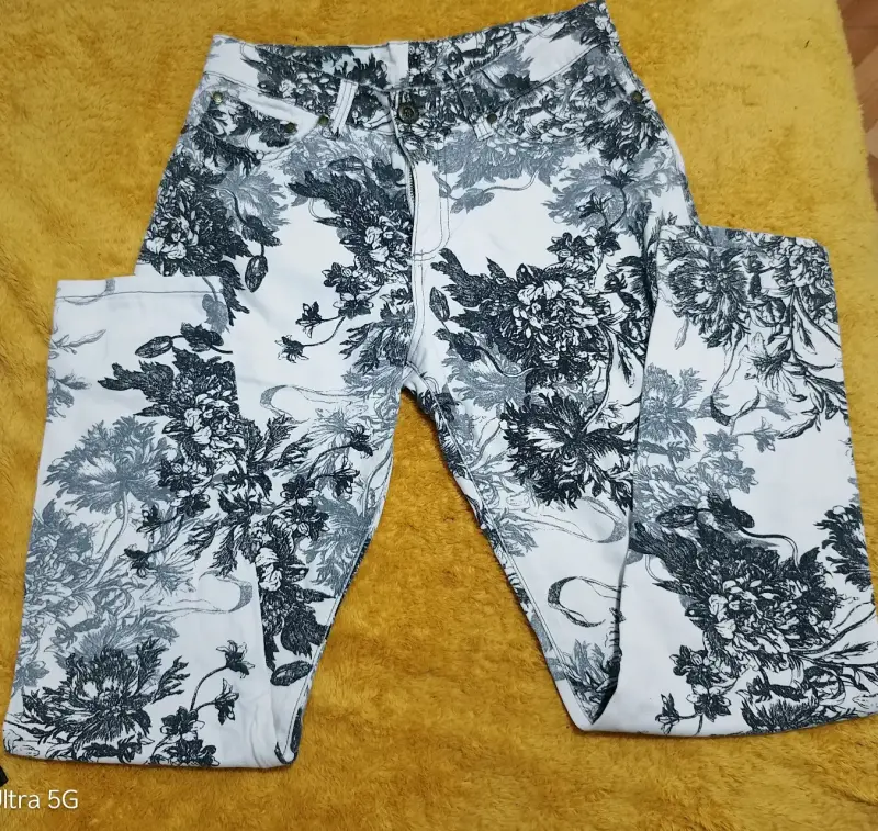 Jeans de mezclilla azul para mujer Vera - 6