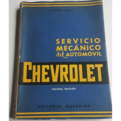 Libro Manual Servicio Mecánico Chevrolet año 1961 - miniatura 1
