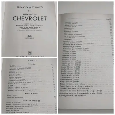 Libro Manual Servicio Mecánico Chevrolet año 1961 - miniatura 2