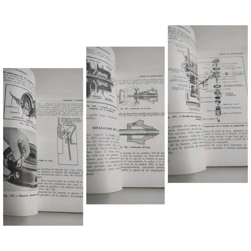 Libro Manual Servicio Mecánico Chevrolet año 1961 - 3