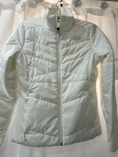 Chaqueta acolchada blanca The North Face para mujer - miniatura 1