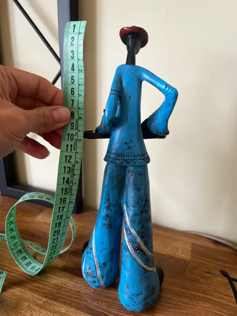 Figura decorativa músico con sombrero - 2