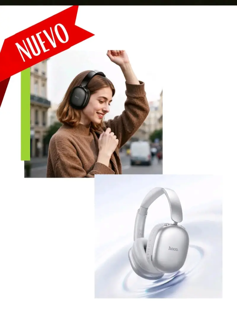 Audífonos Inalámbricos Hoco W73 Bluetooth - 1
