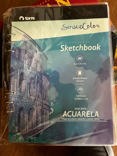 Croquera Sketchbook A4 Torre para Acuarela - miniatura 1