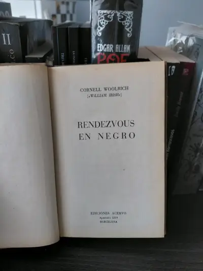 Libro 'Rendezvous en Negro' de Cornell Woolrich - miniatura 1