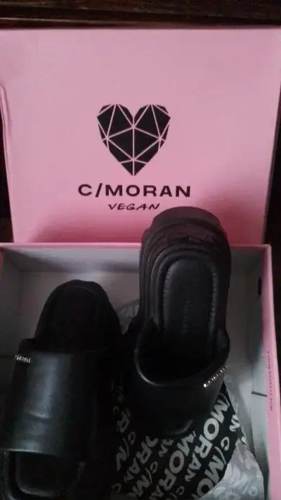 Sandalias negras veganas C/Moran - miniatura 1