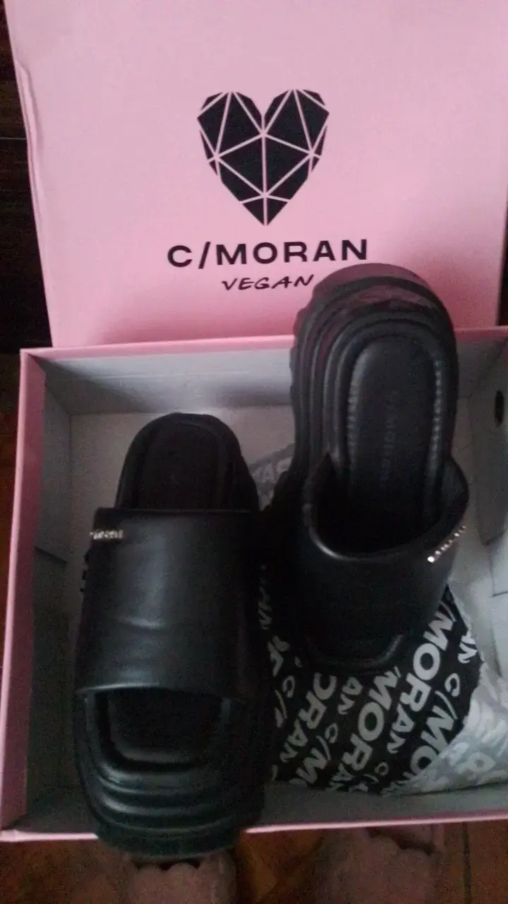 Sandalias negras veganas C/Moran - 2