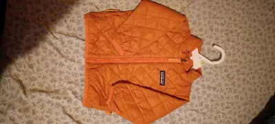 Chaqueta acolchada naranja para niños Patagonia - miniatura 1